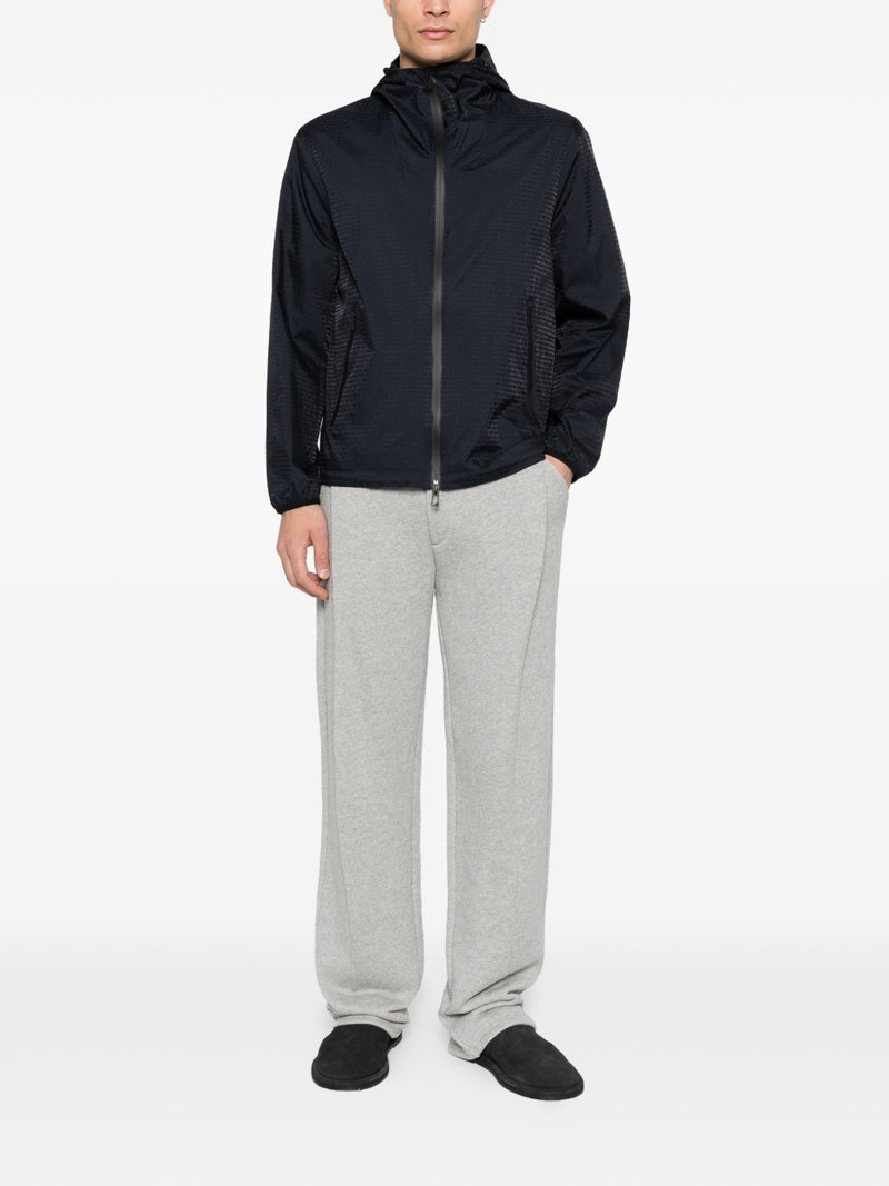 EMPORIO ARMANI zip-up hooded jacket outlook
