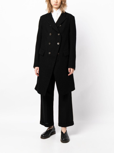 Forme D'Expression double-breasted wool coat outlook