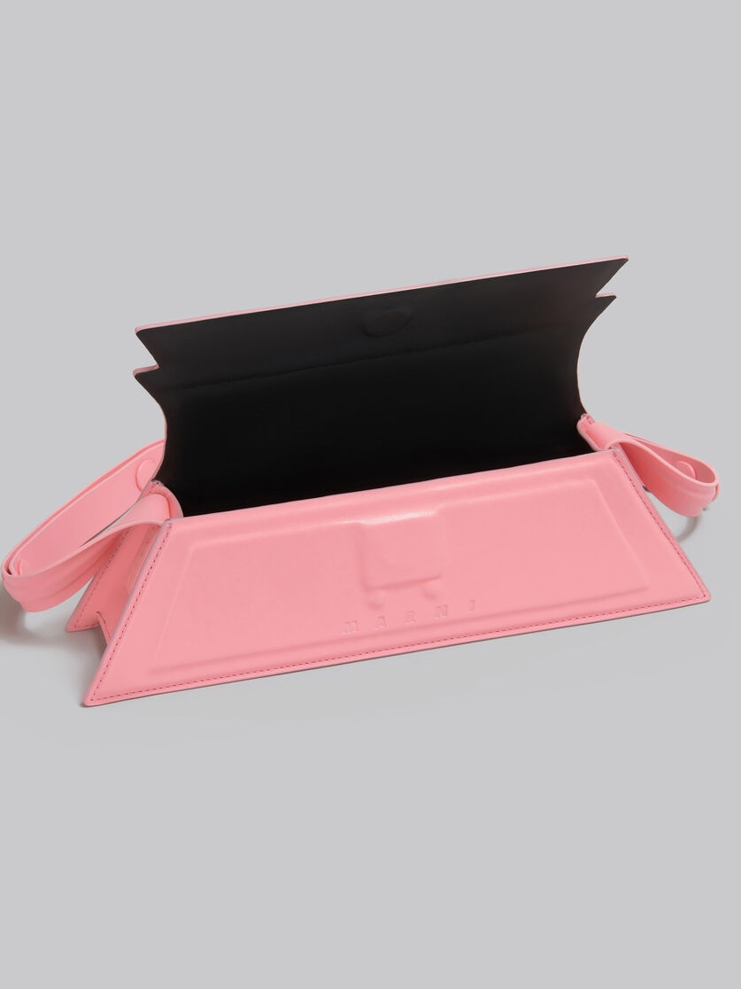 MINI TRUNKOISE BAG IN SMOOTH LIGHT PINK LEATHER - 4