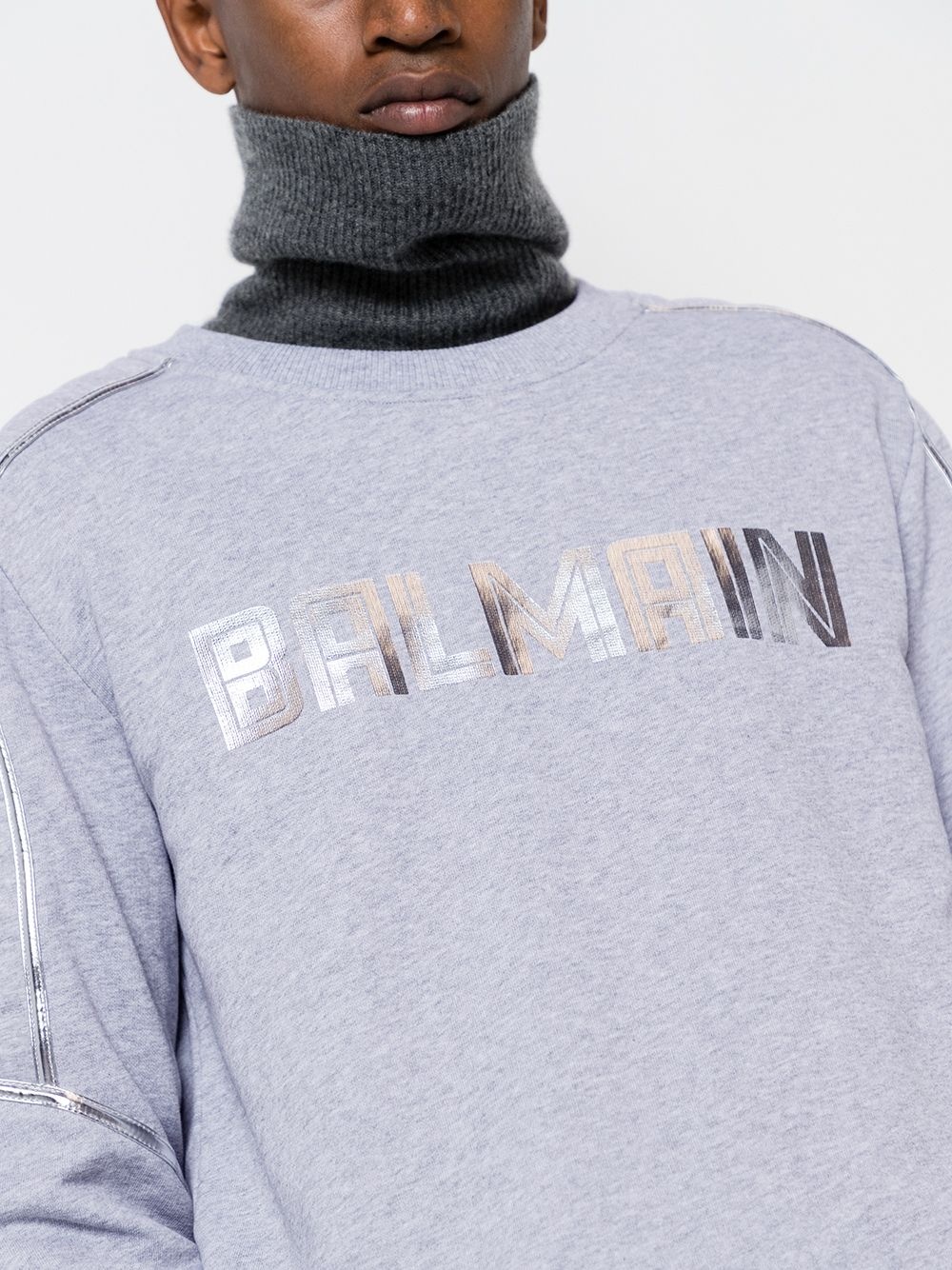 logo-print crew-neck sweatshirt - 4