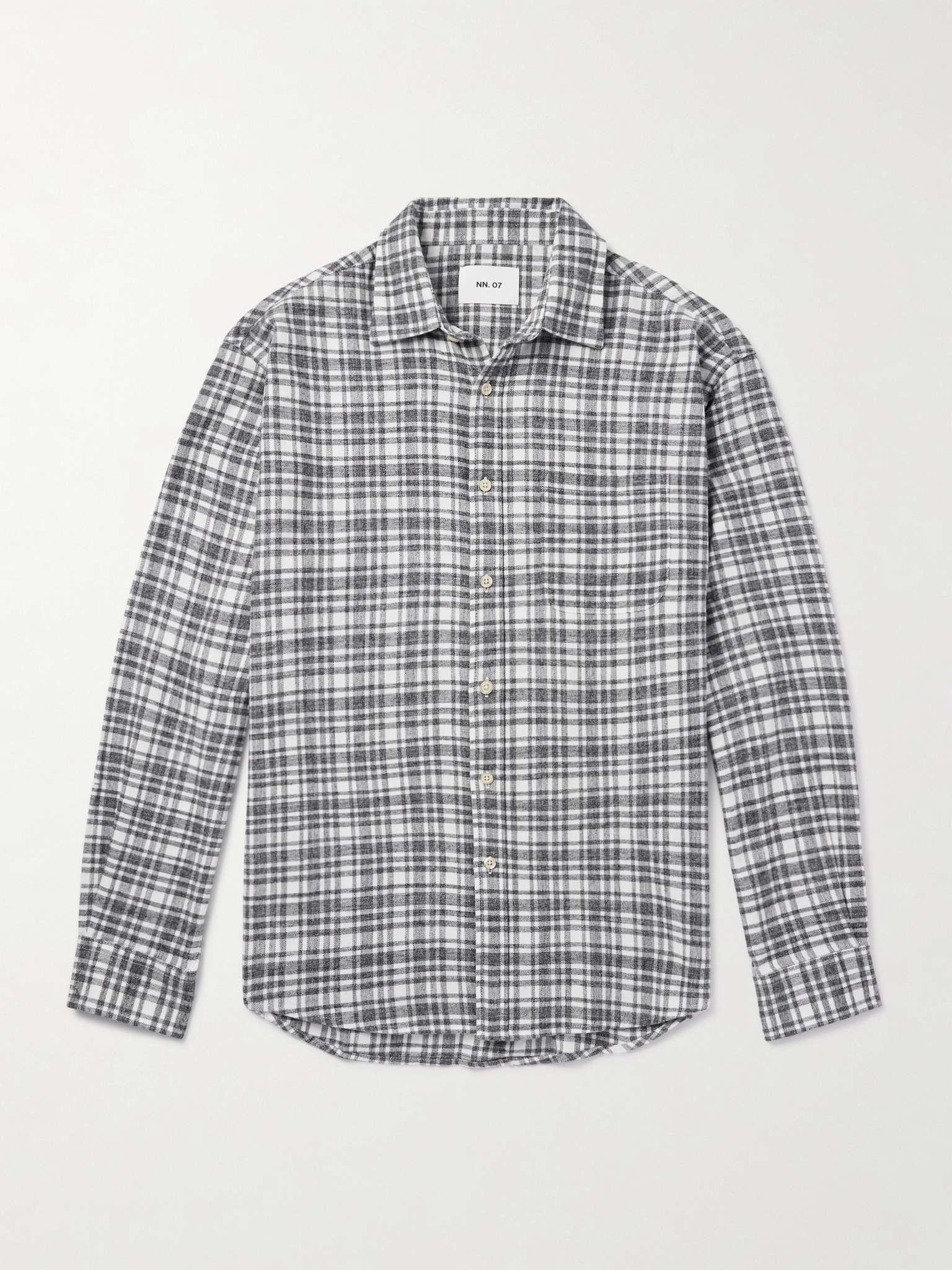 Deon 5465 Checked Organic Cotton-Flannel Shirt - 1