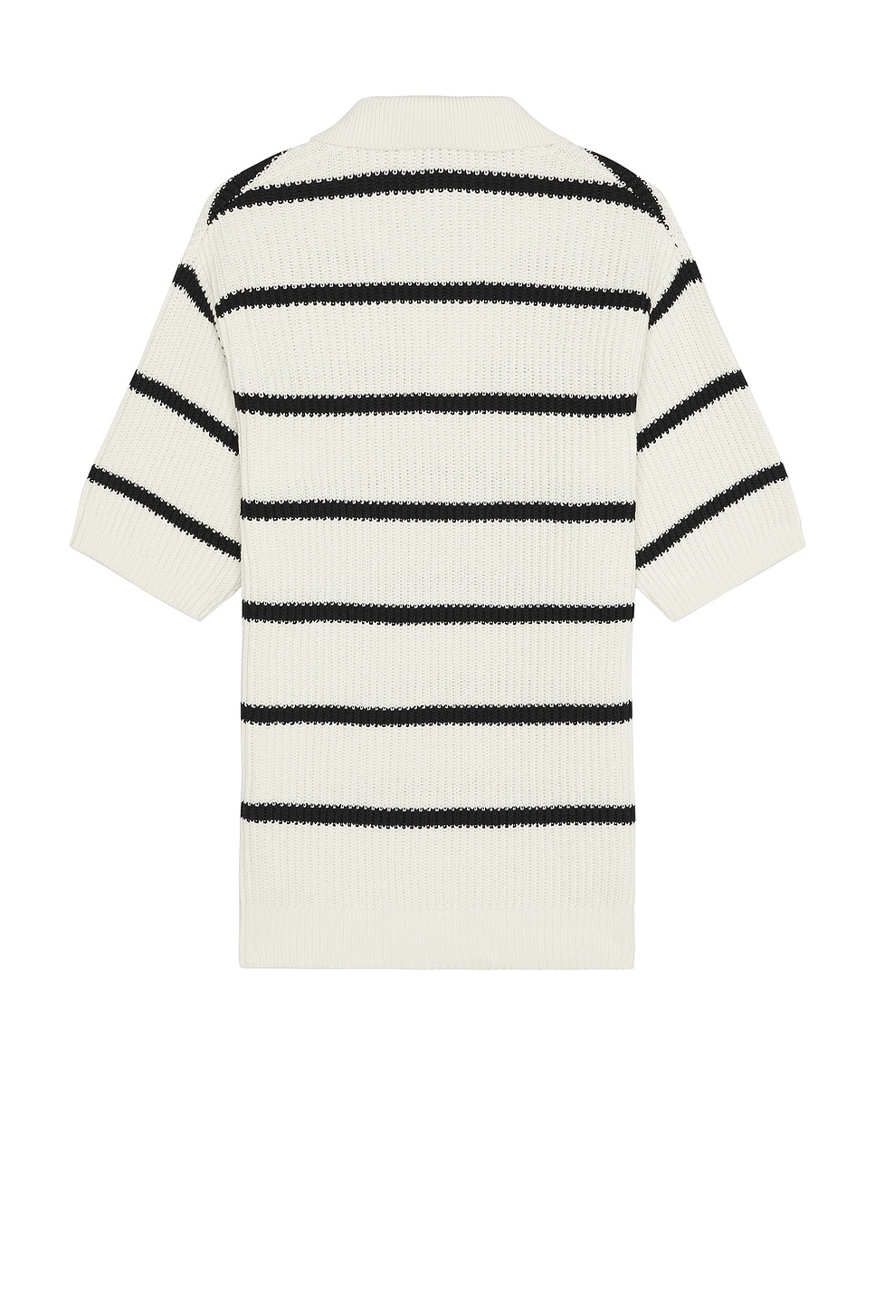 Striped Polo Sweater - 3