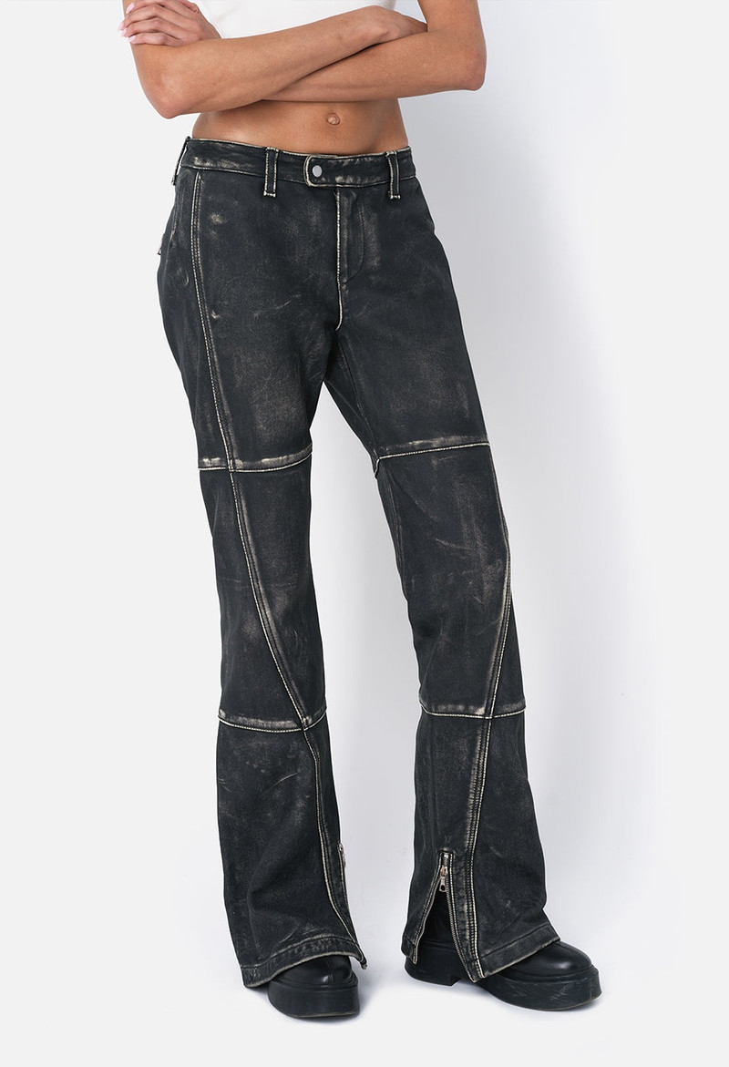 John Elliott LEATHER BIKER PANTS outlook