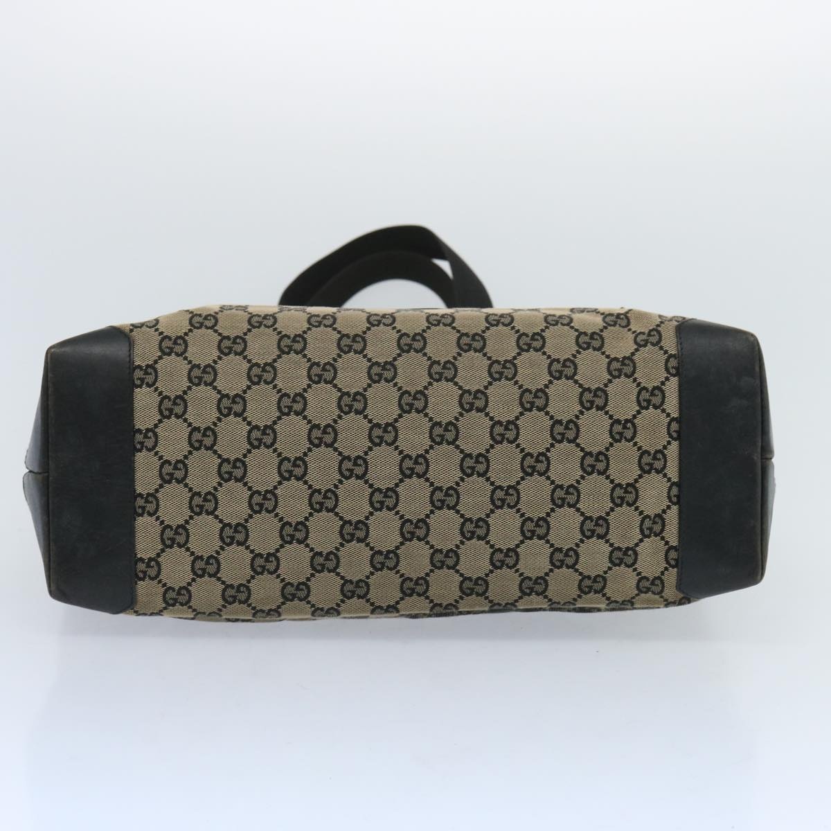 GUCCI GG Canvas Tote Bag Black Beige 019 0426 019 0426 - 9