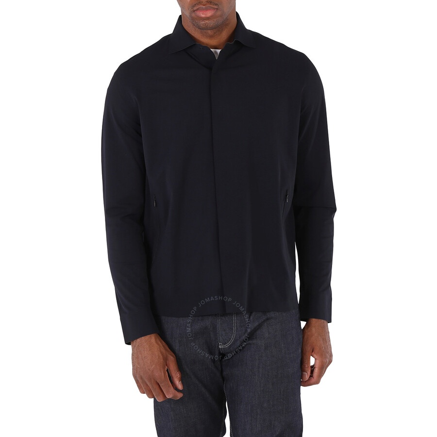 Emporio Armani Men's Black Long Sleeve Travel Shirt - 3