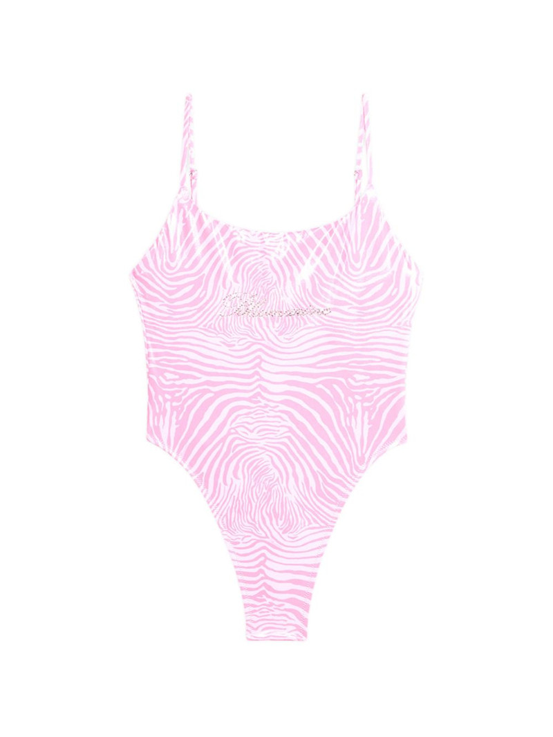 zebra-print swimsuit 1