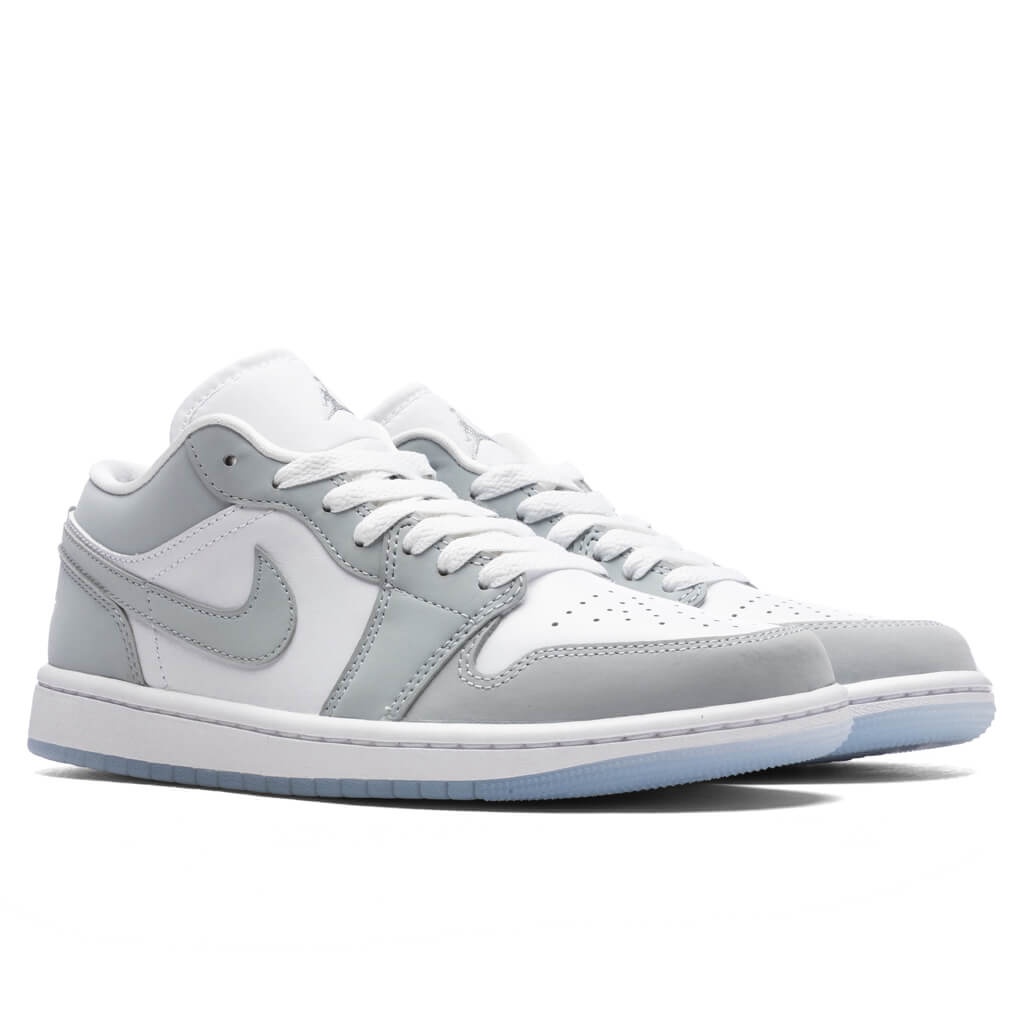 AIR JORDAN 1 LOW WOMEN'S - WHITE/WOLF GREY - 2