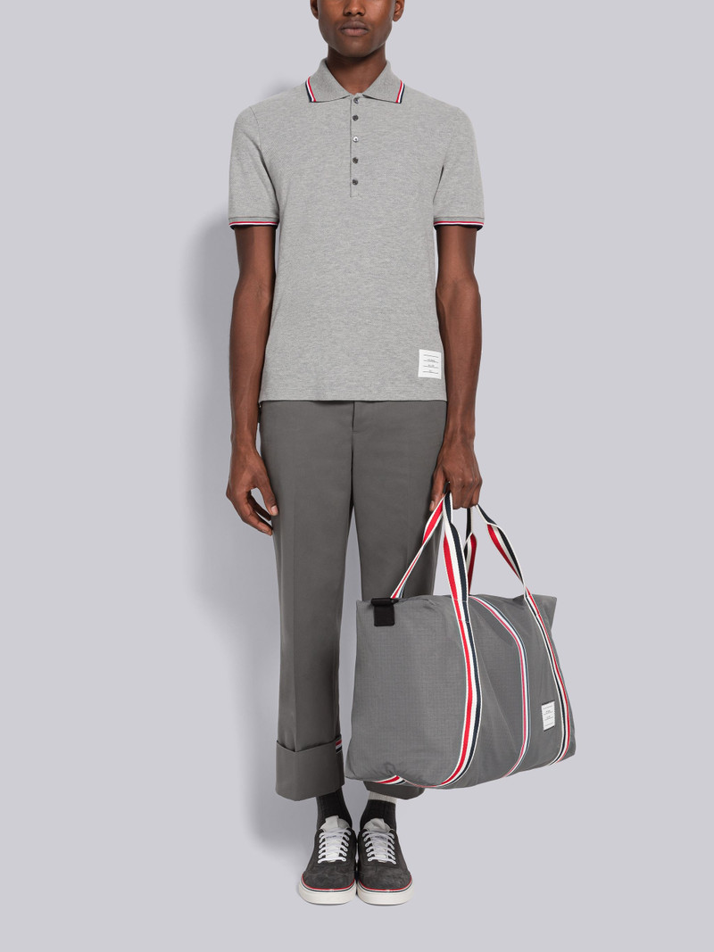 Classic Pique Stripe Short Sleeve Polo 4