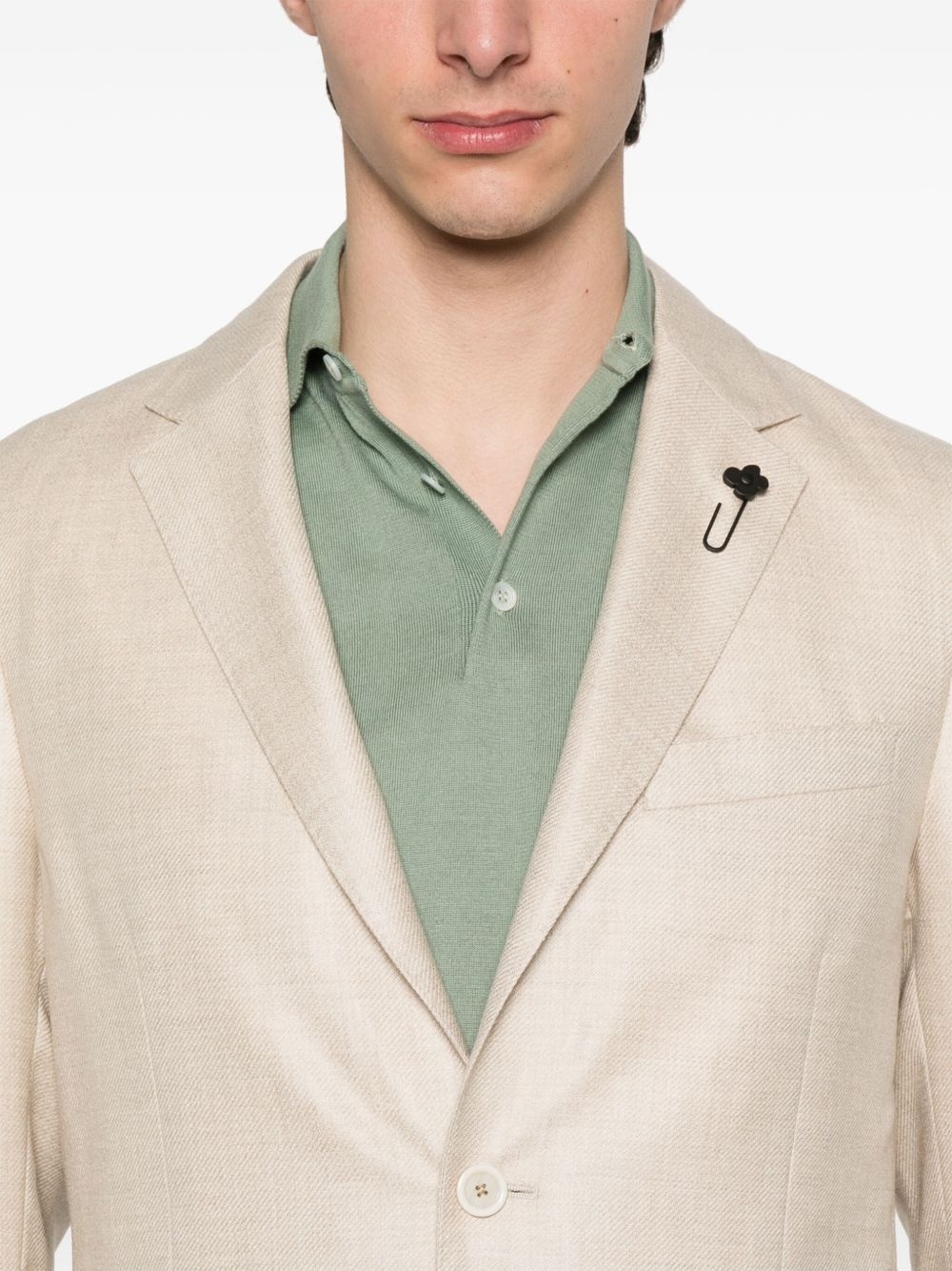 single-breasted blazer - 5