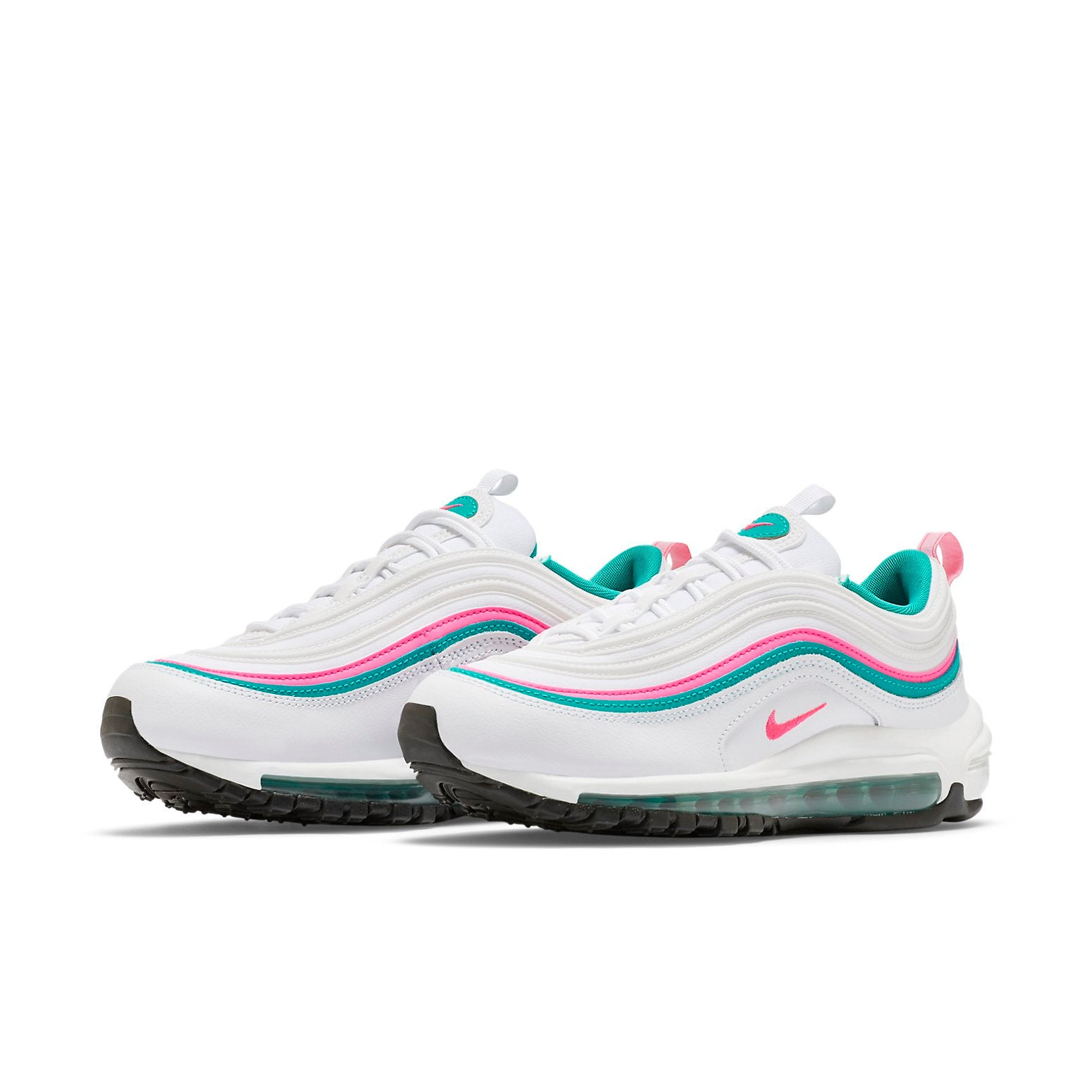 (WMNS) Nike Air Max 97 'White Pink Turbo Green' DC5223-100 - 3