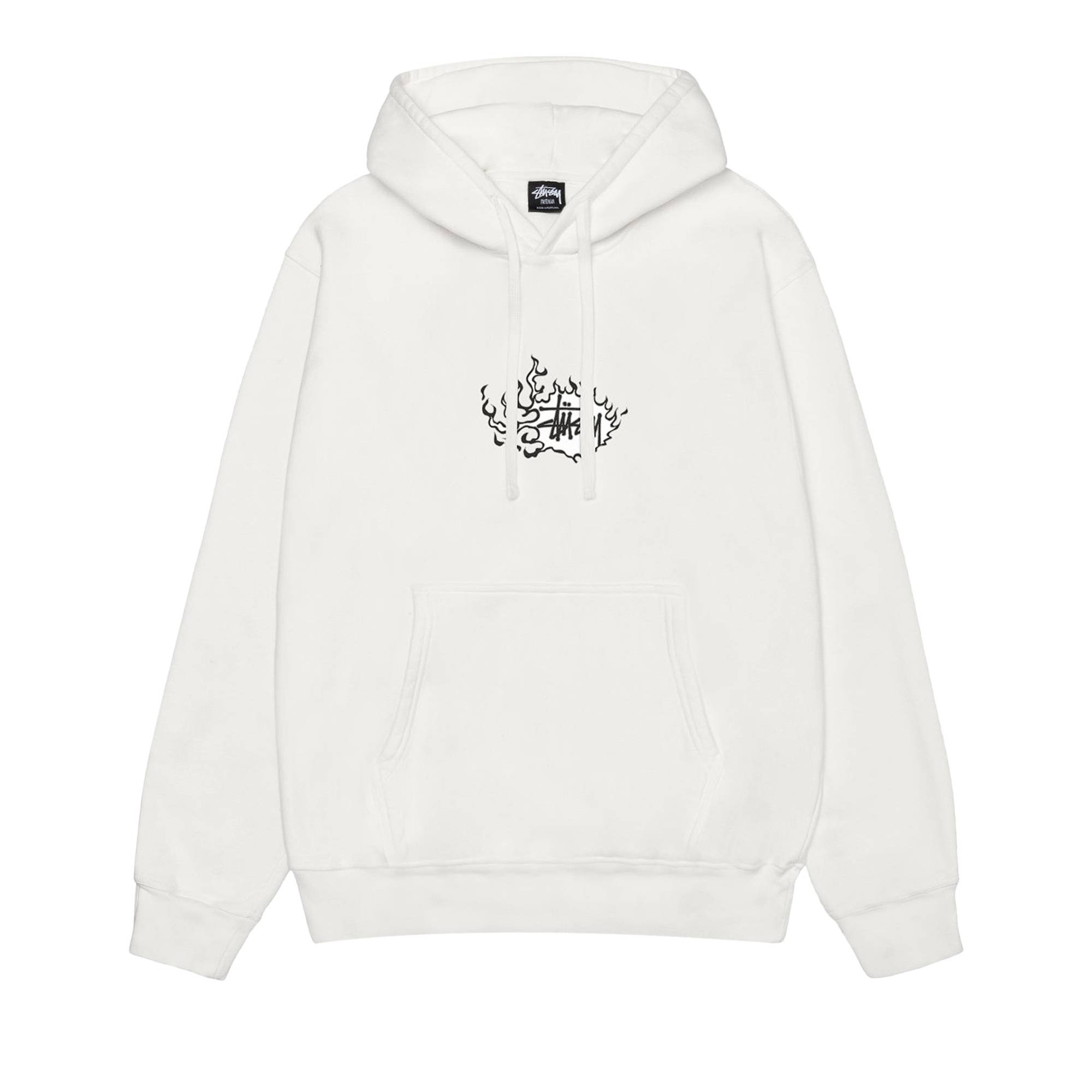 Pigment Dyed Hoodie Stussy Basic Hoodie White Hoodies And