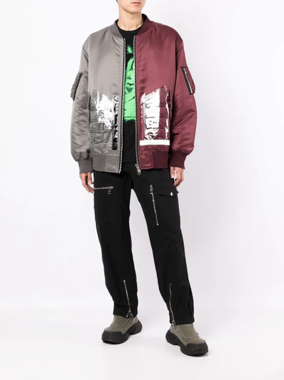 TAKAHIROMIYASHITA TheSoloist. colour-block bomber jacket outlook