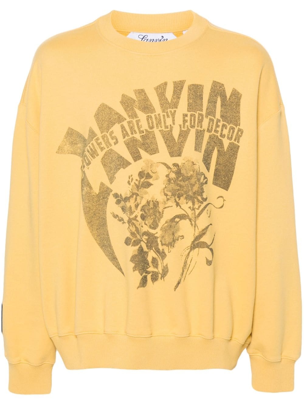 x Future logo-print cotton sweatshirt - 1