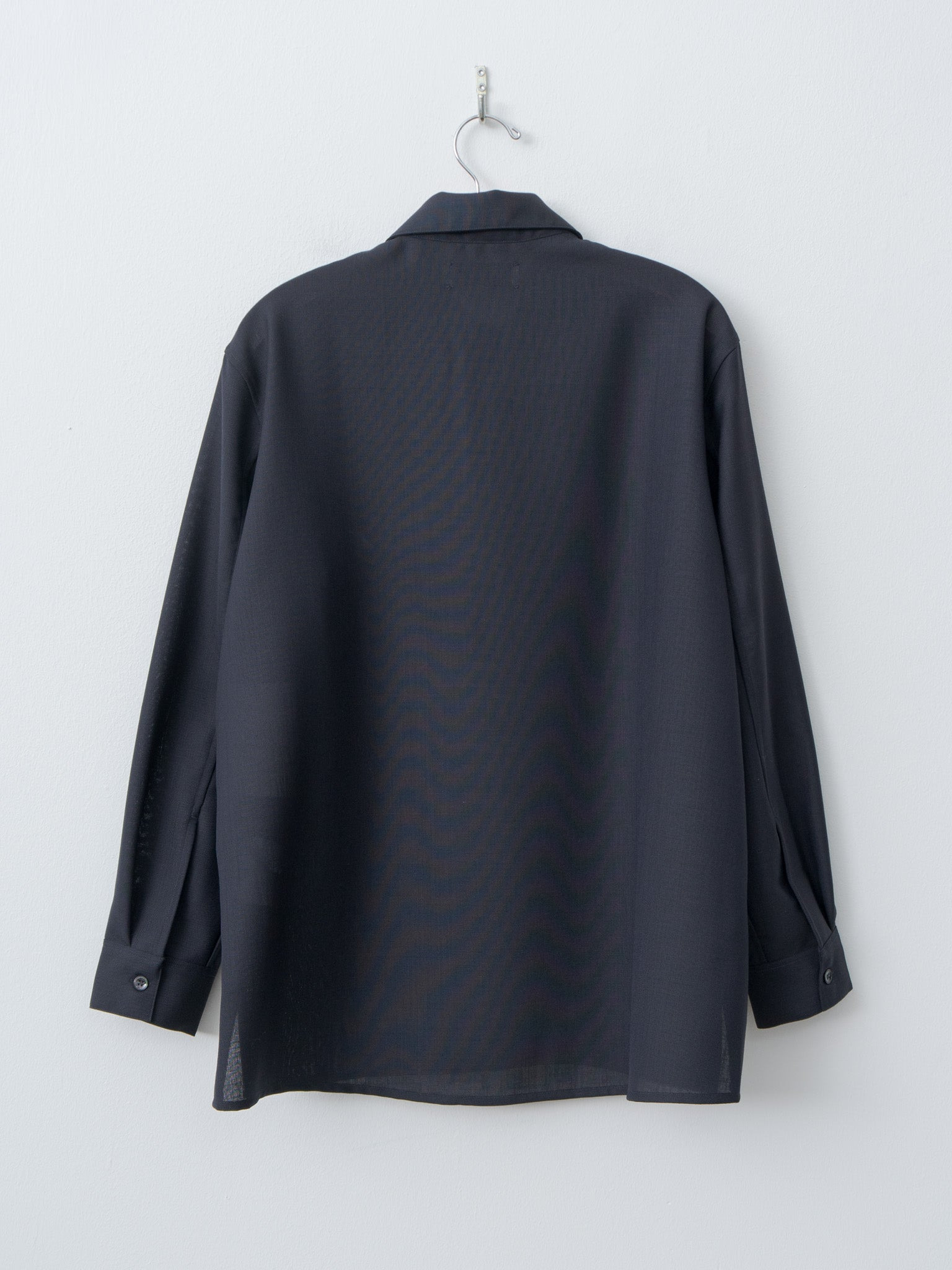 Pinole Half Placket Shirt - Darkest Navy - 8