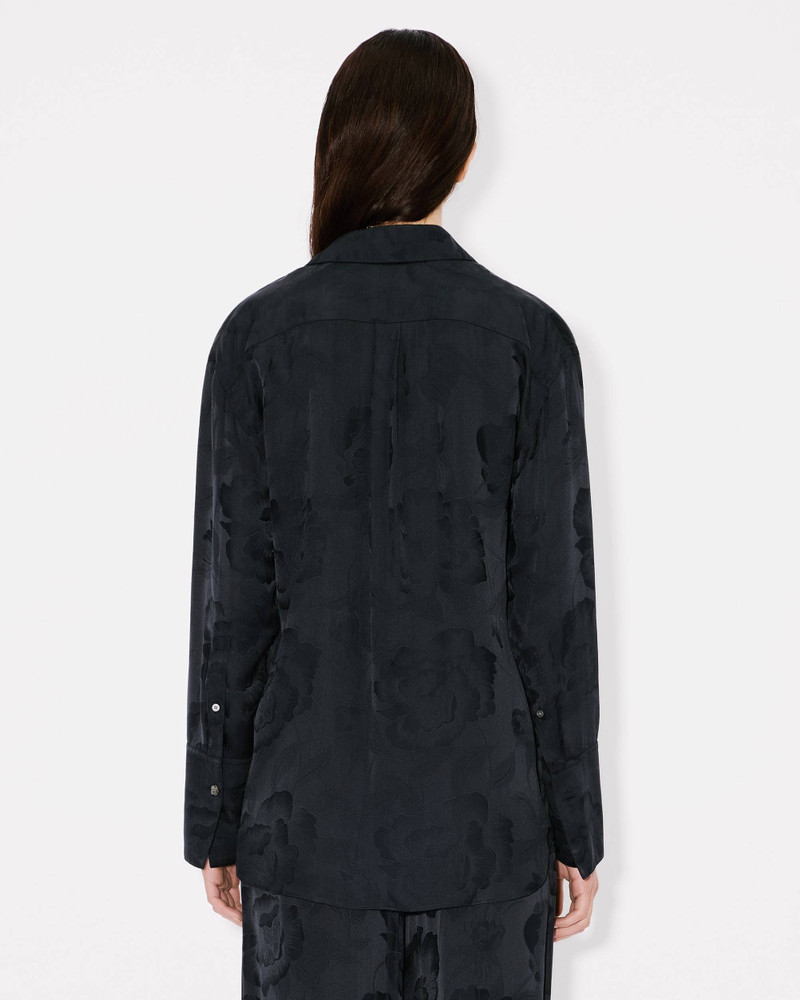 'KENZO Peonies' shirt in silk viscose 4