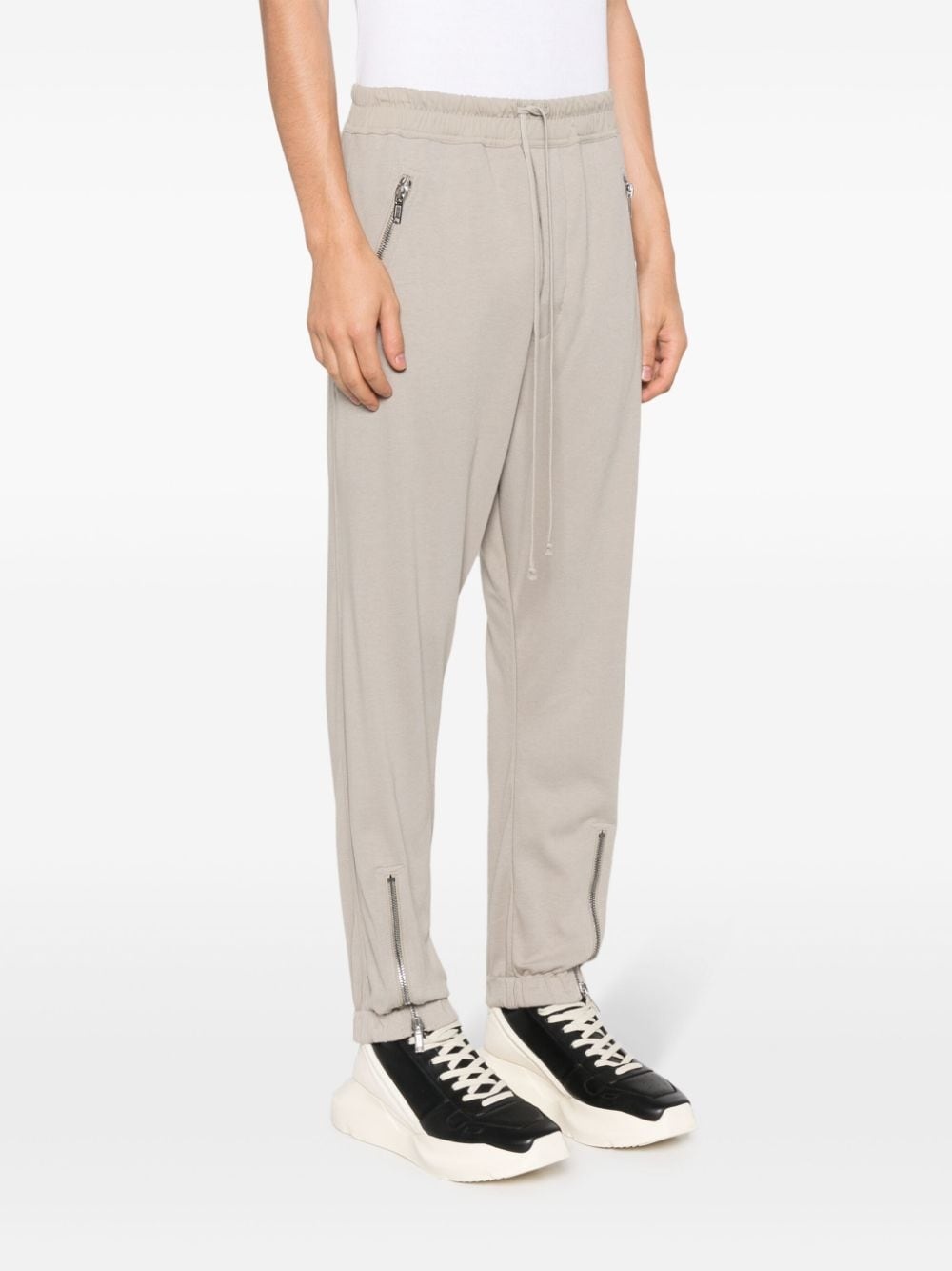 zipped drop-crotch track pants - 3