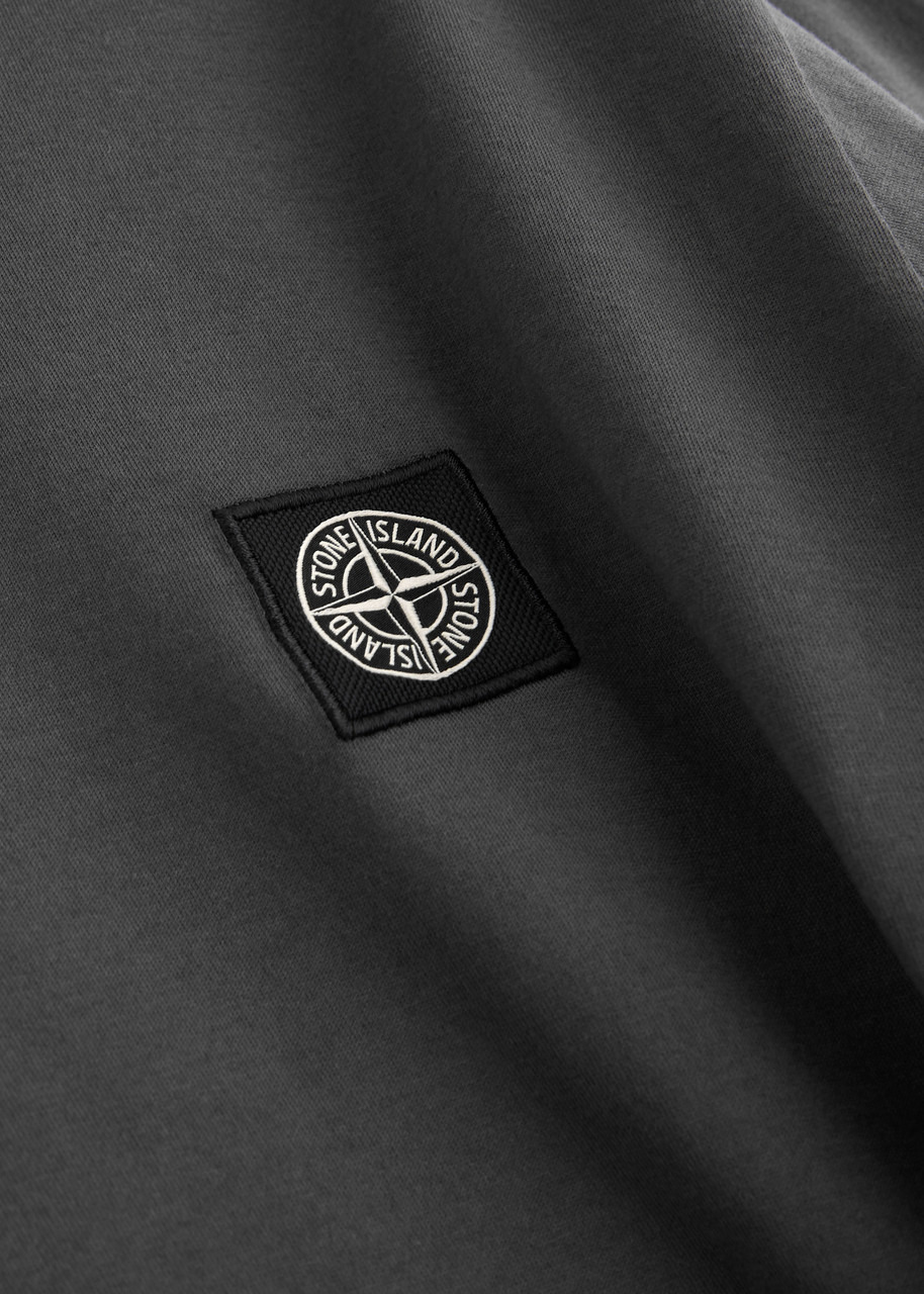 Stone Island Logo Cotton T-shirt - 5