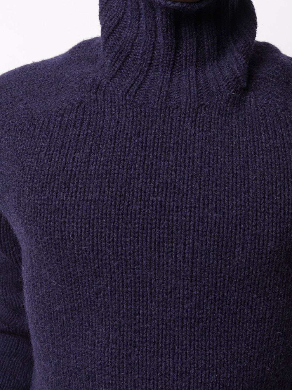 mock-neck wool jumper - 5