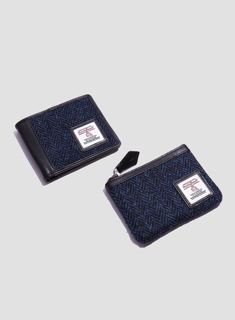Harris Tweed Leather Bi-Fold Wallet 5