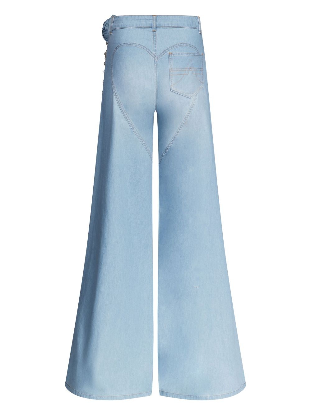 wide-leg jeans - 4