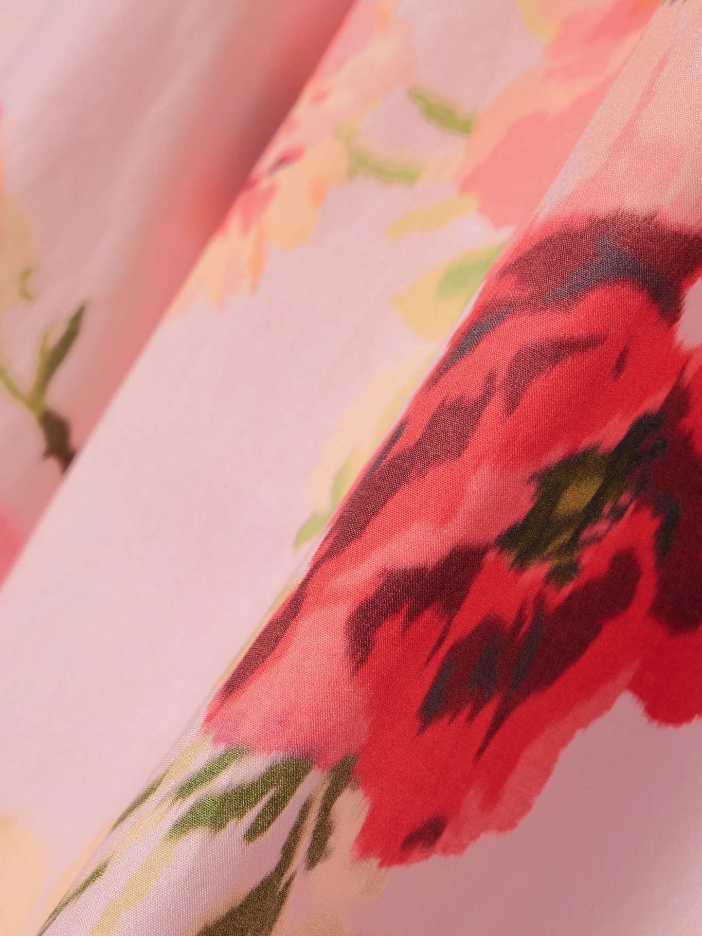 Lightburst floral-printed cotton-poplin midi dress - 4