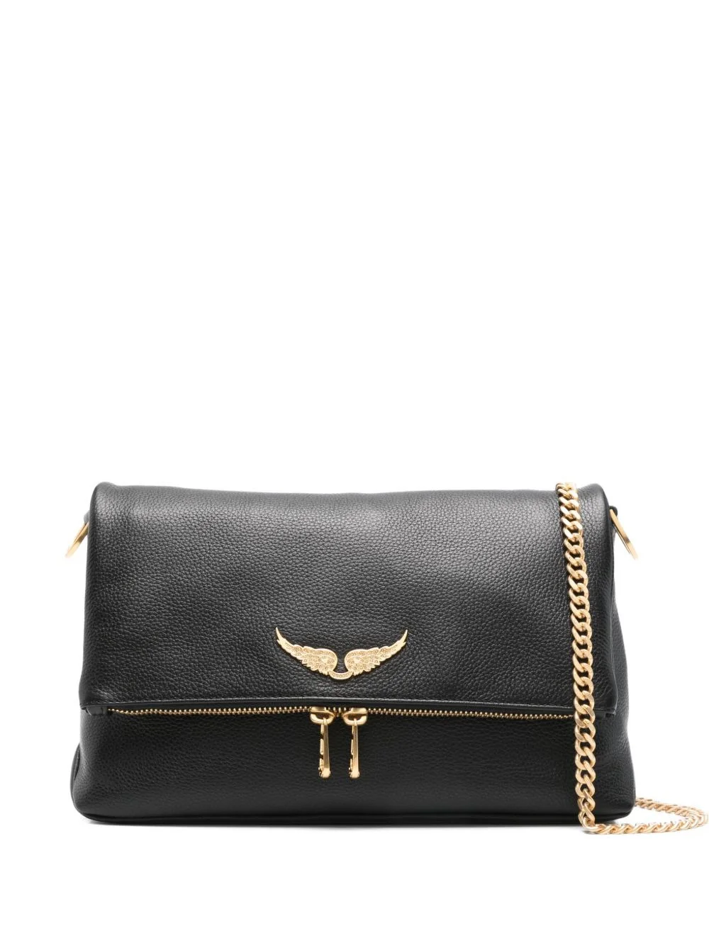 Rocky grained-leather shoulder bag - 1