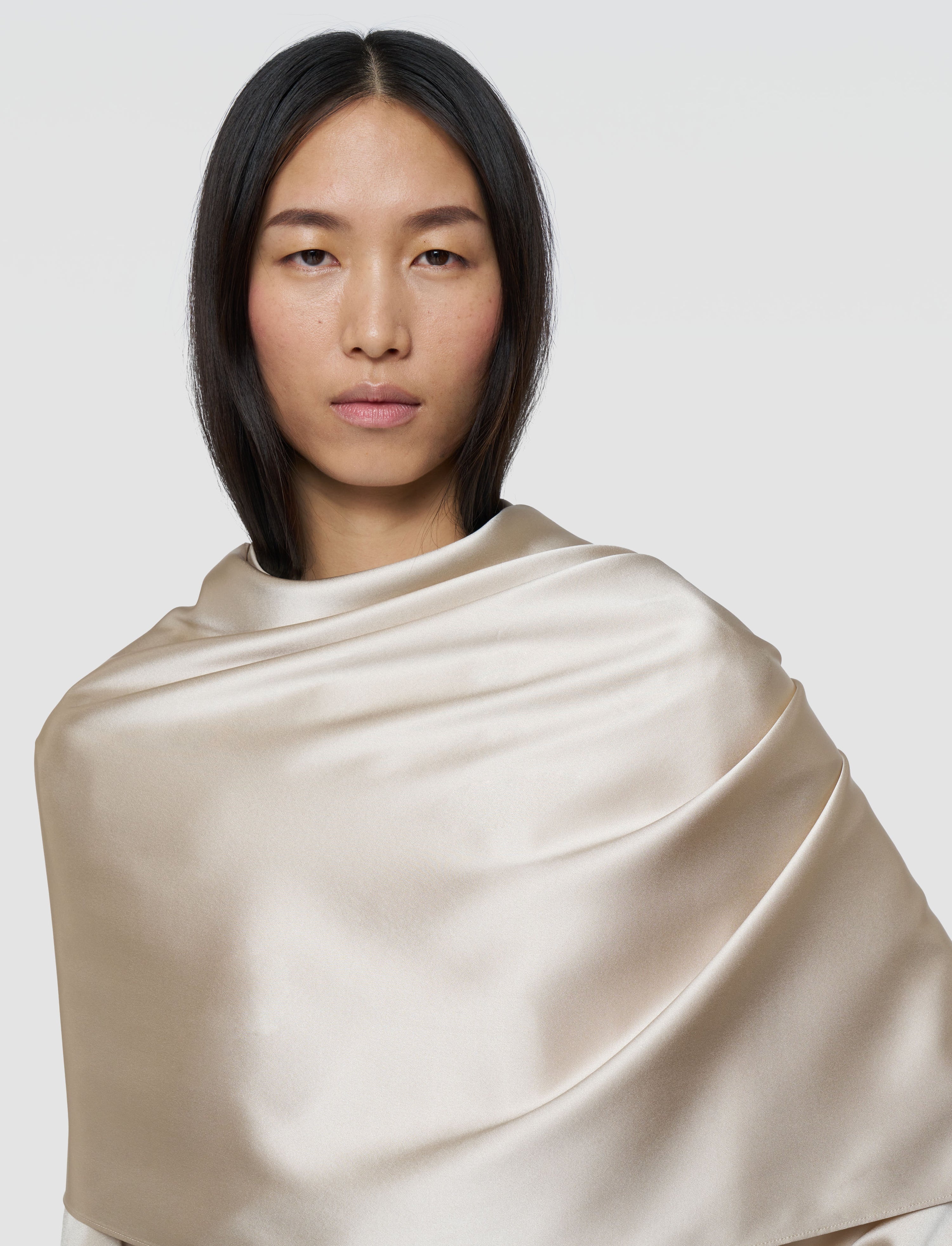 Silk Satin Scarf - 3