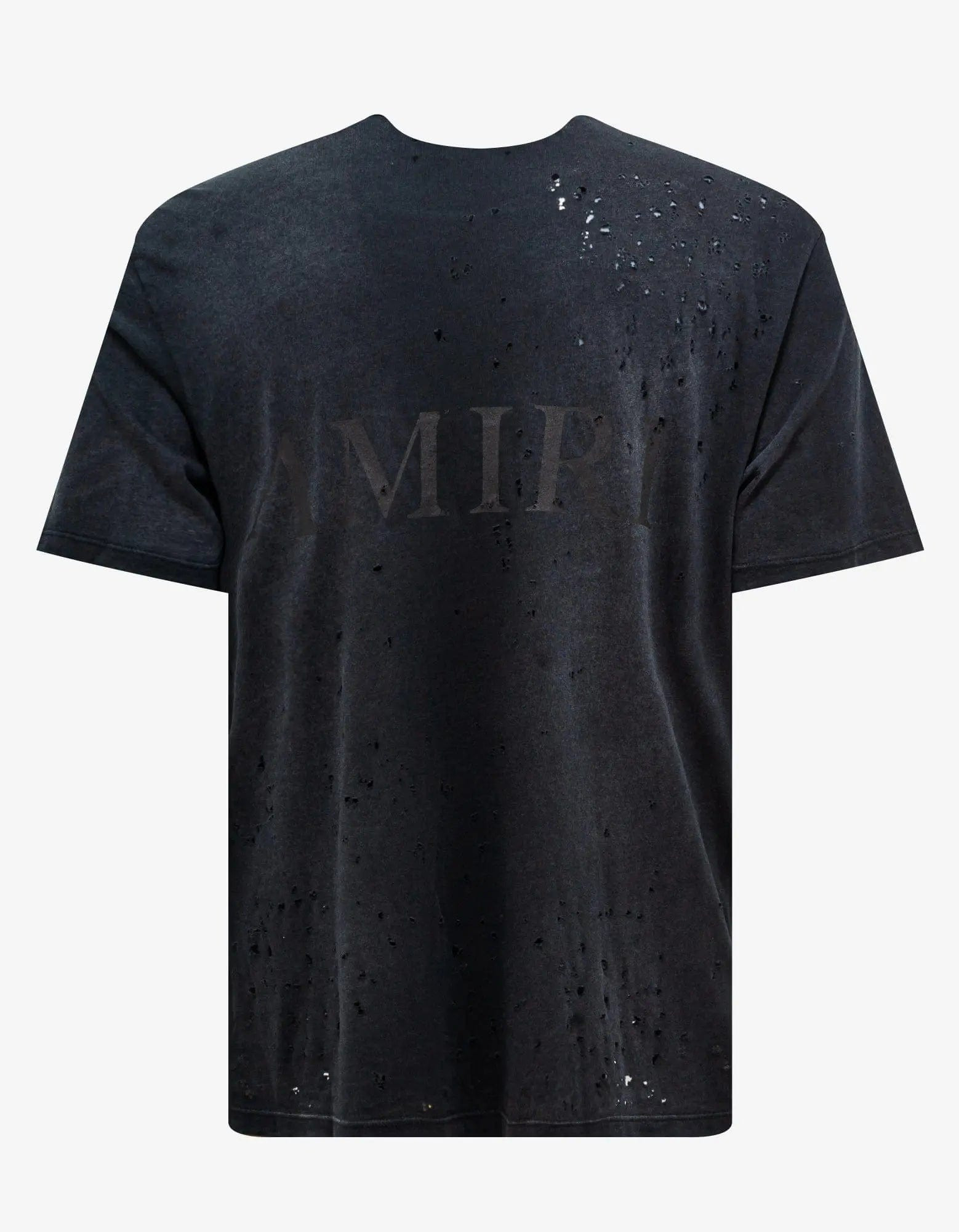 Amiri Black MA Logo Shotgun T-Shirt - 2