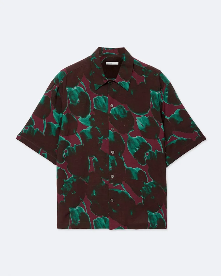 TULIP OVERSIZED FLORAL-PRINT SHIRT - 1
