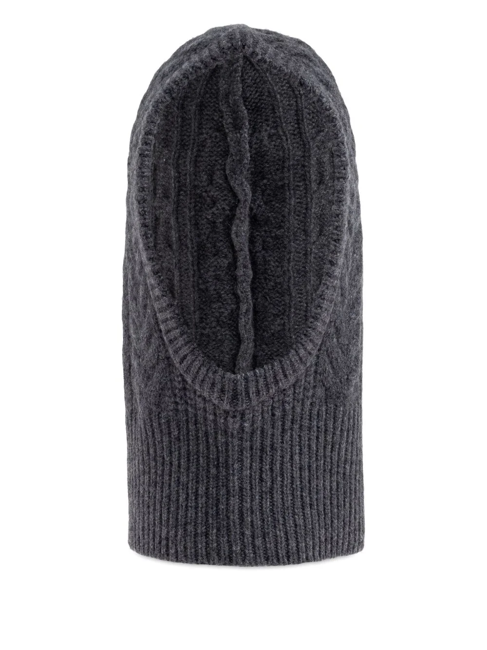 cable-knit balaclava - 1