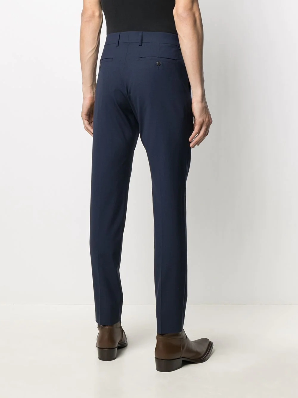 slim-fit tailored trousers - 4