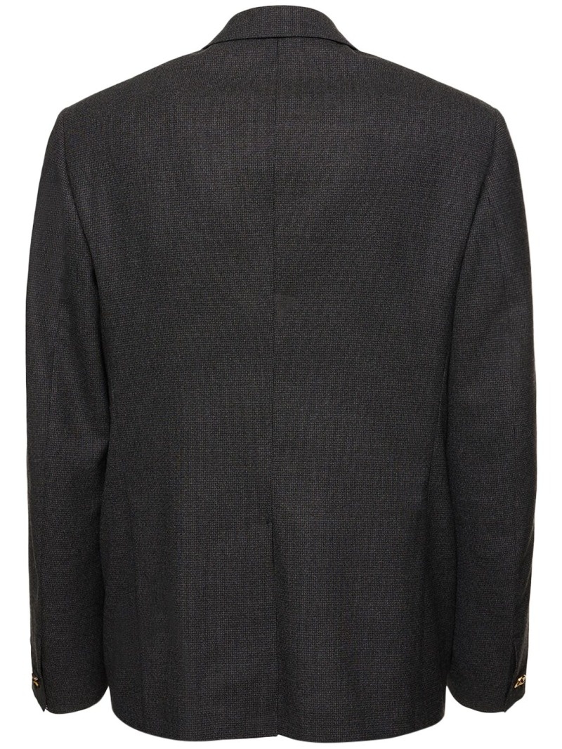 Single breasted wool jacket - 3