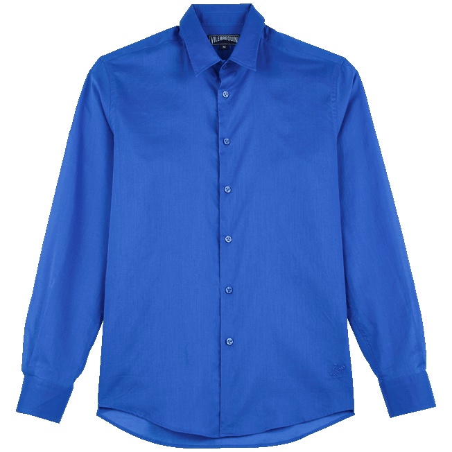 Unisex Cotton Voile Light Shirt Solid - 1