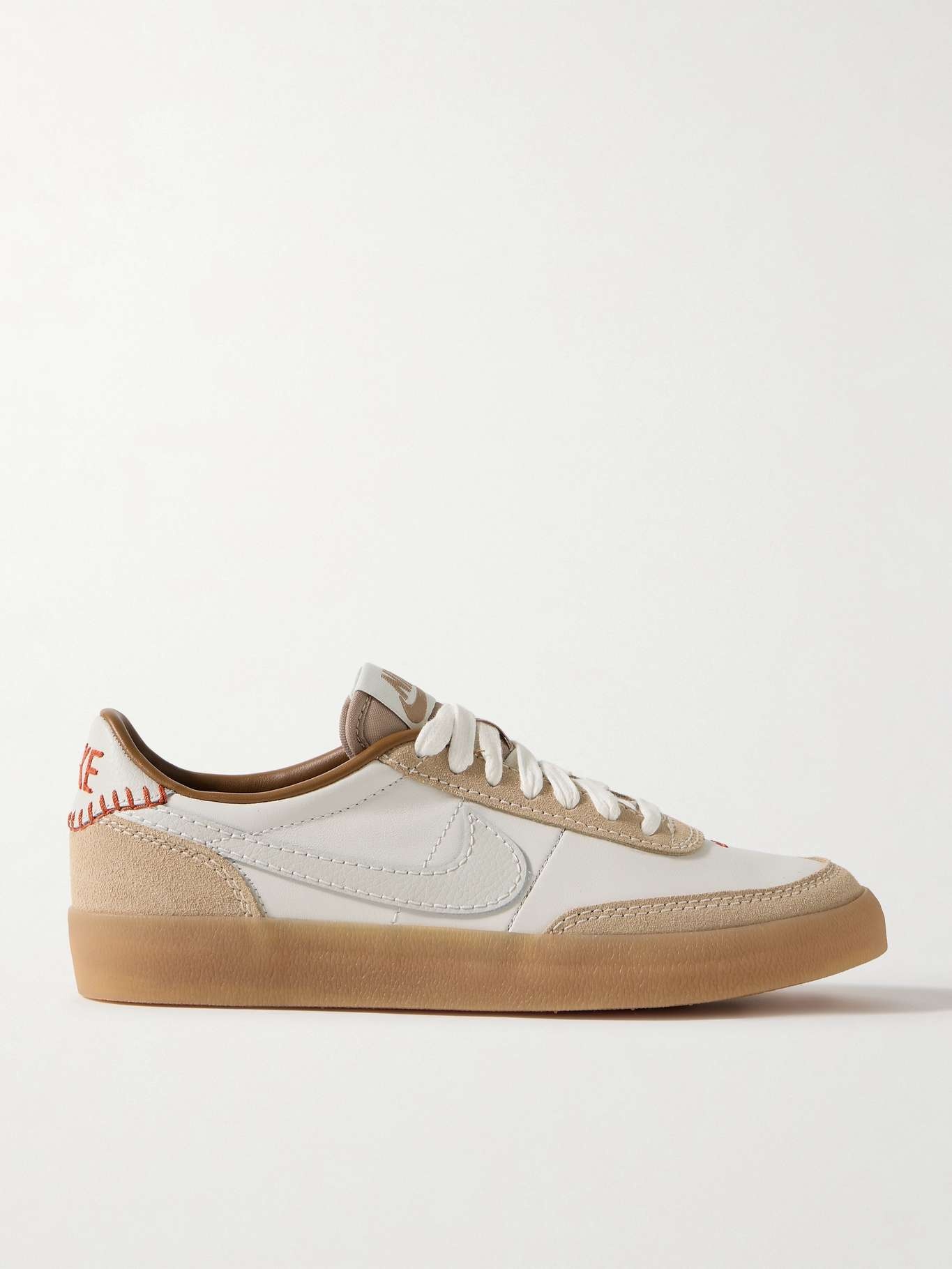 Killshot 2 suede-trimmed embroidered leather sneakers - 1