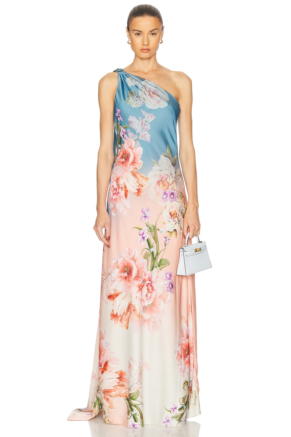 One Shoulder Long Dress - 1