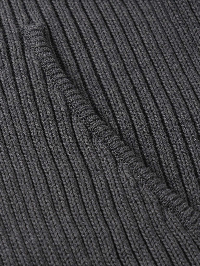 Level Ribbed Cotton Zip-Up Hoodie 5