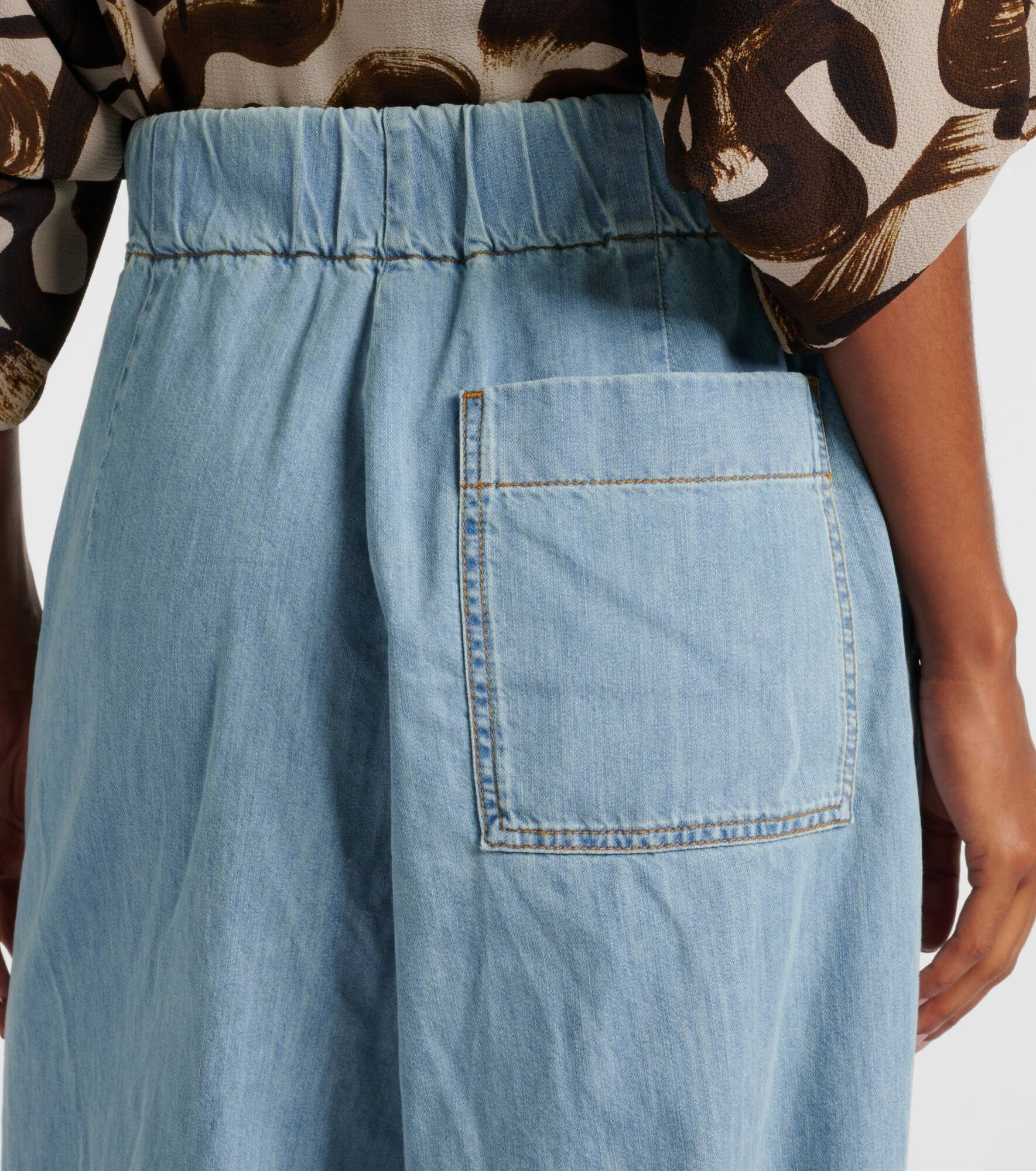 High-rise wide-leg jeans - 5