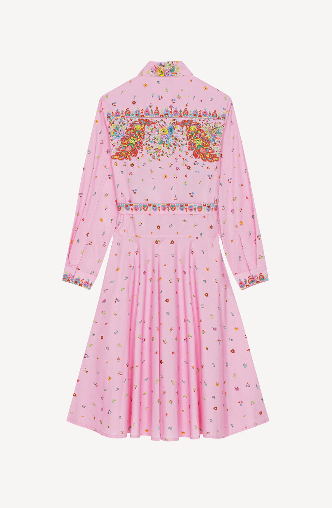 'Paisley Flower' shirt dress - 4