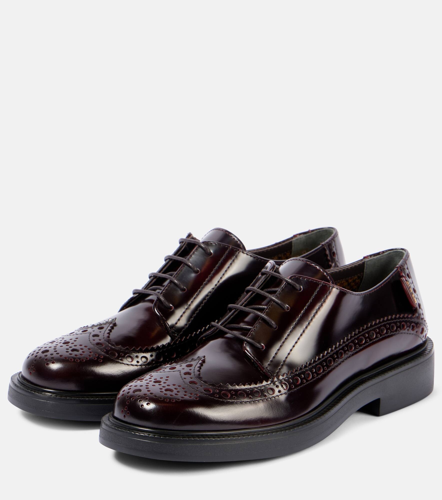 Leather brogues - 5
