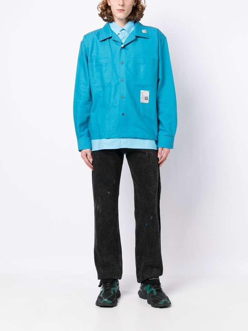 Maison MIHARAYASUHIRO layered-detail long-sleeved shirt outlook
