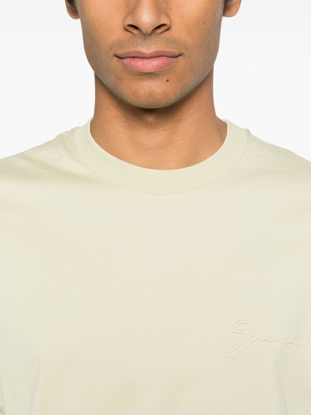 logo-embossed T-shirt - 4