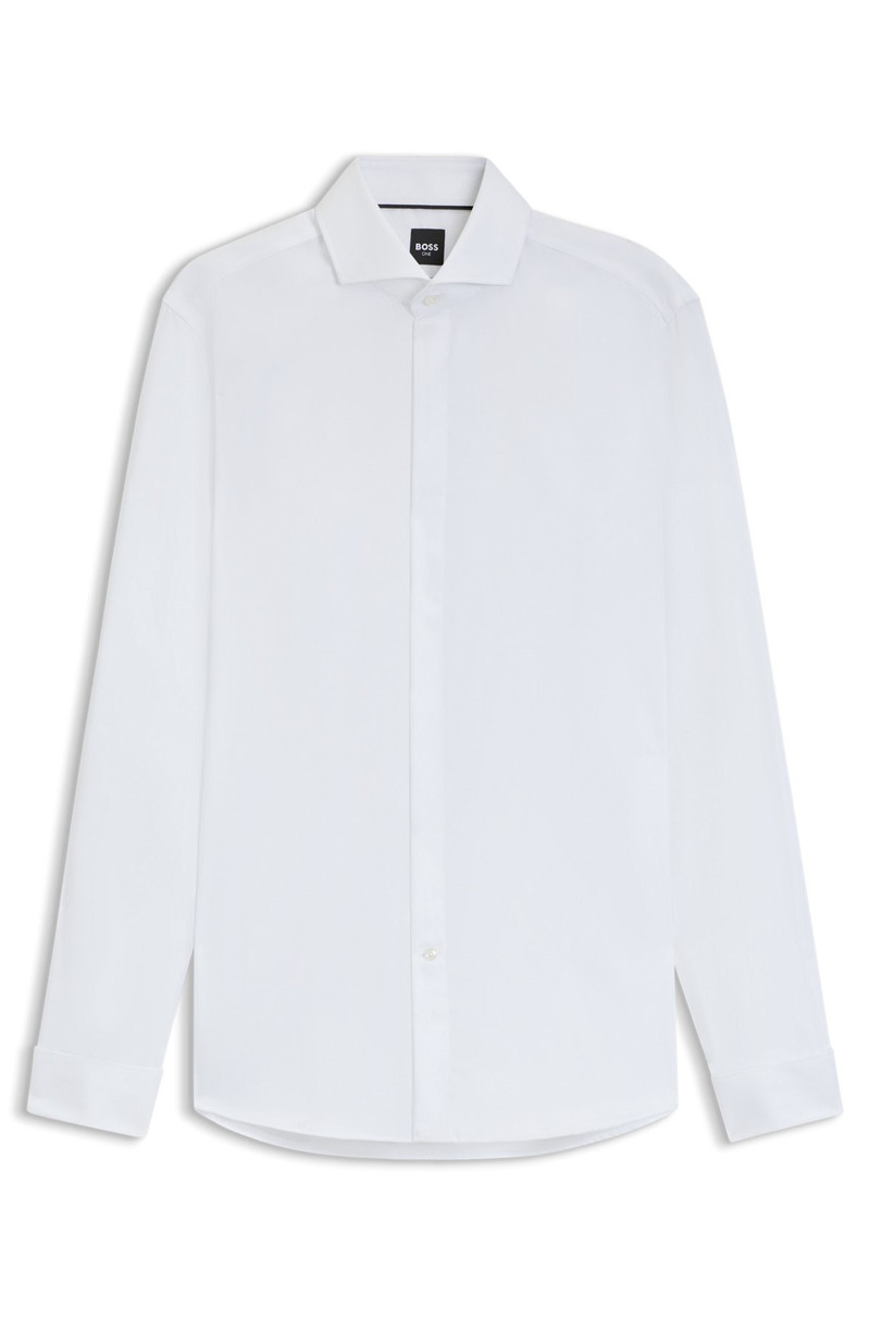 WRINKLE-RESISTANT SLIM-FIT SHIRT IN OXFORD COTTON 1