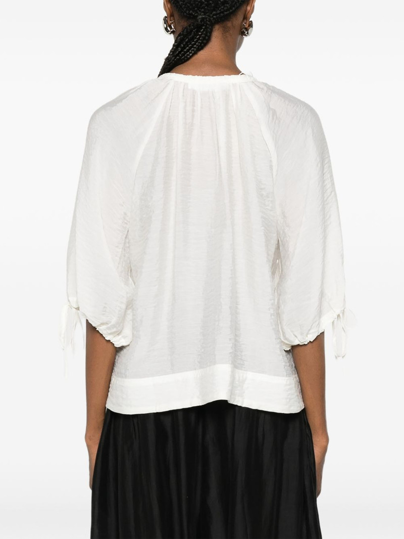 Samateran tie-neckline blouse 4