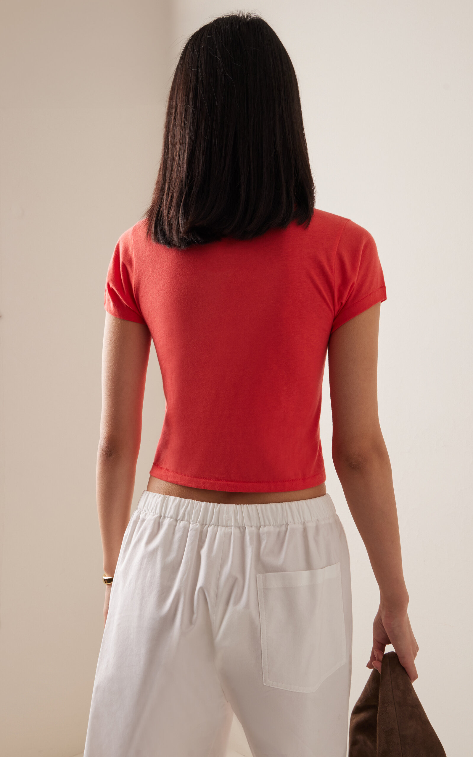 Cotton-Blend Baby T-Shirt red - 4