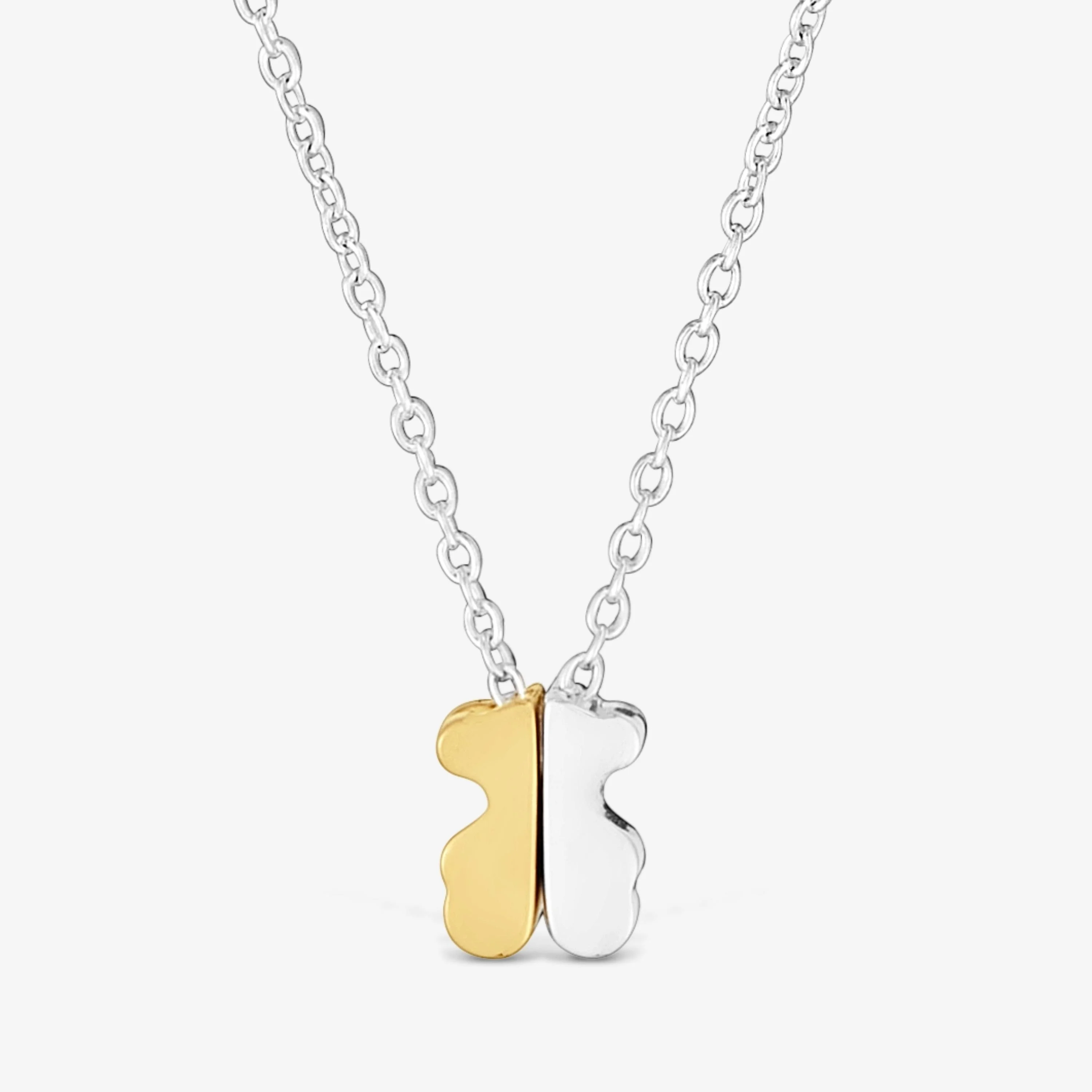 Two-tone Necklace with 8 mm bear motif TOUS 1950 - 1