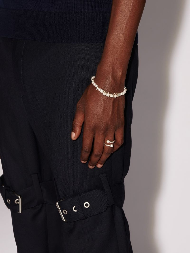 Ambush Small Pearl Barbell Ring outlook