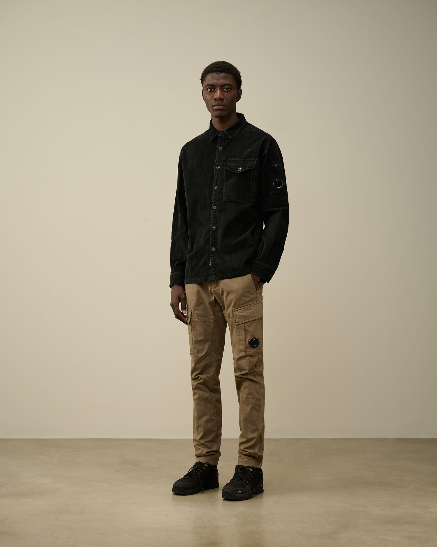 Corduroy Lens Buttoned Shirt - 6
