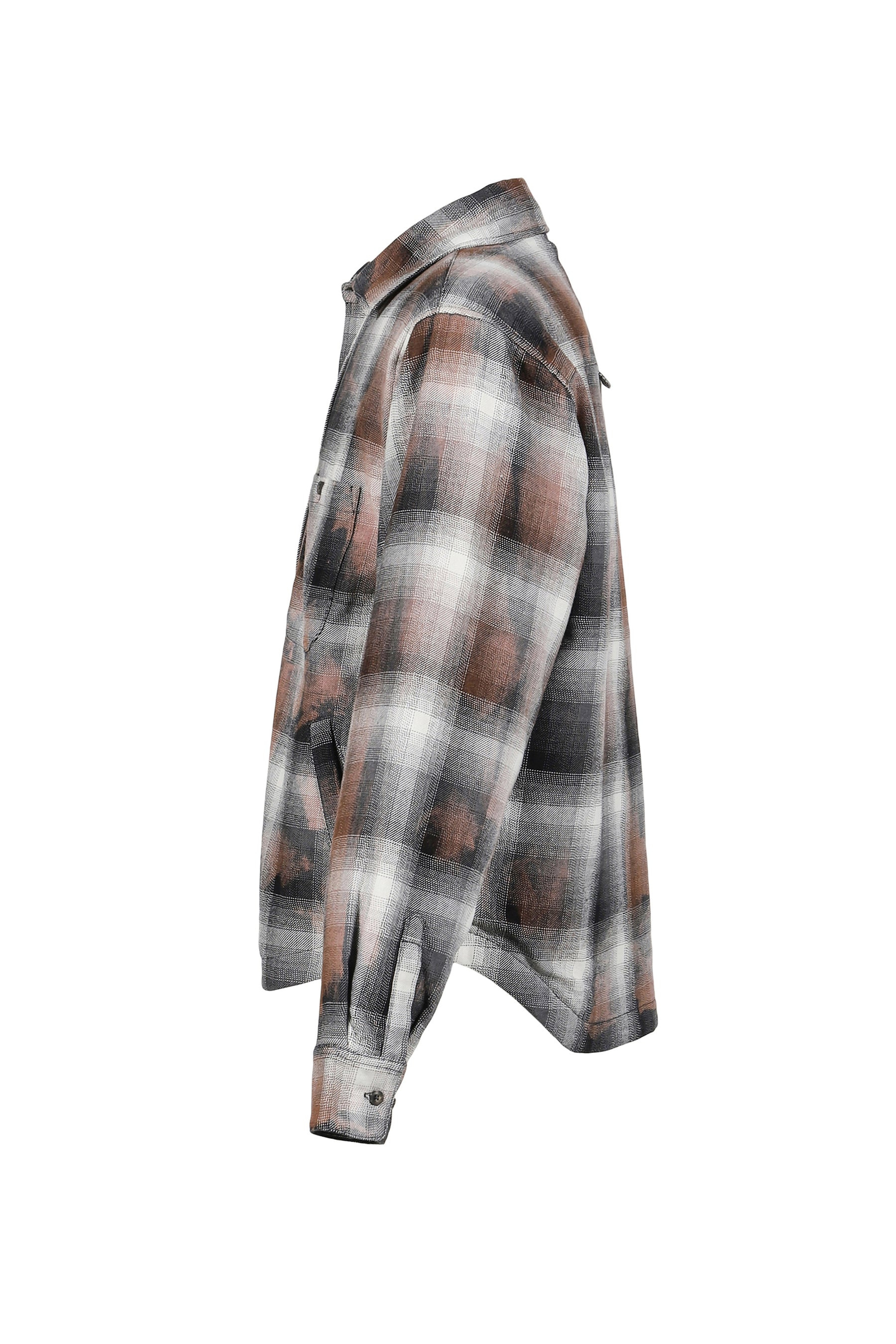 QUILTED FLANNEL JACKET / PLAID - 3