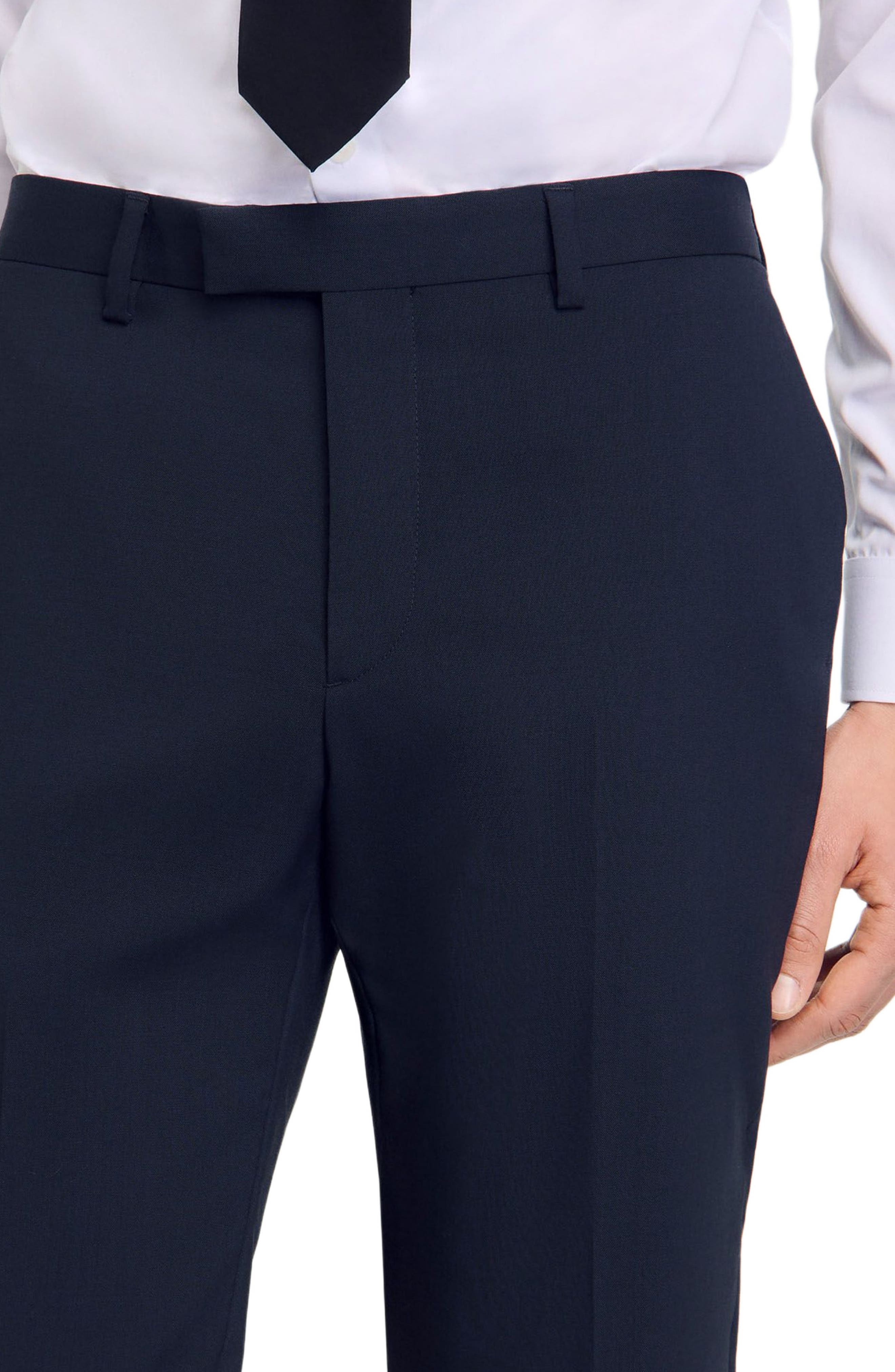 SANDRO Wool suit trousers in Midnight Blue at Nordstrom - 4