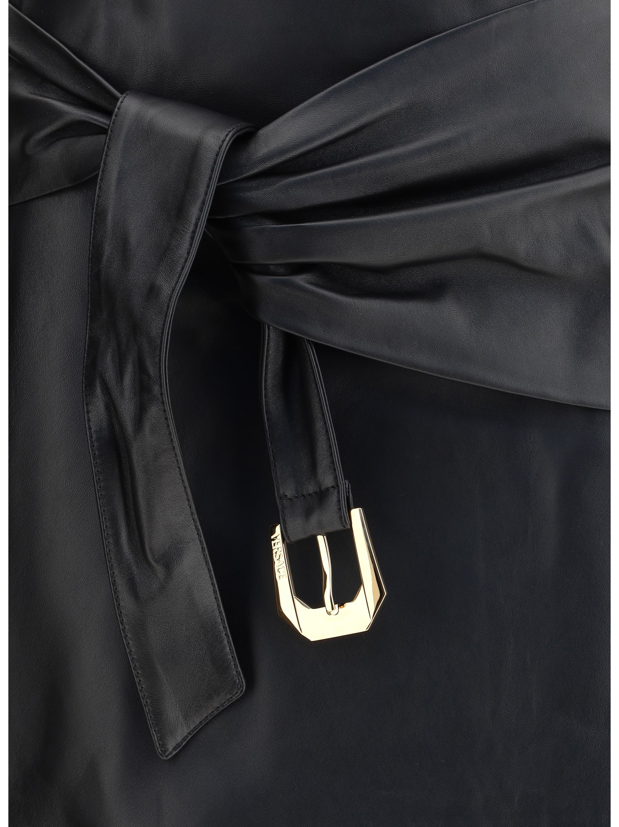 Versace Women Lambskin Miniskirt - 3